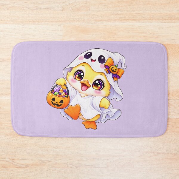 Item preview, Kawaii Ghost Duckling Sticker Art – Cute Chibi Halloween Illustration designed and sold by MagicMakerPh.