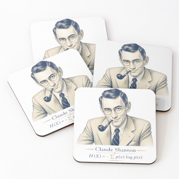 Item preview, Claude Shannon — Father of Information Theory | Science Heroes designed and sold by Art&Fun.