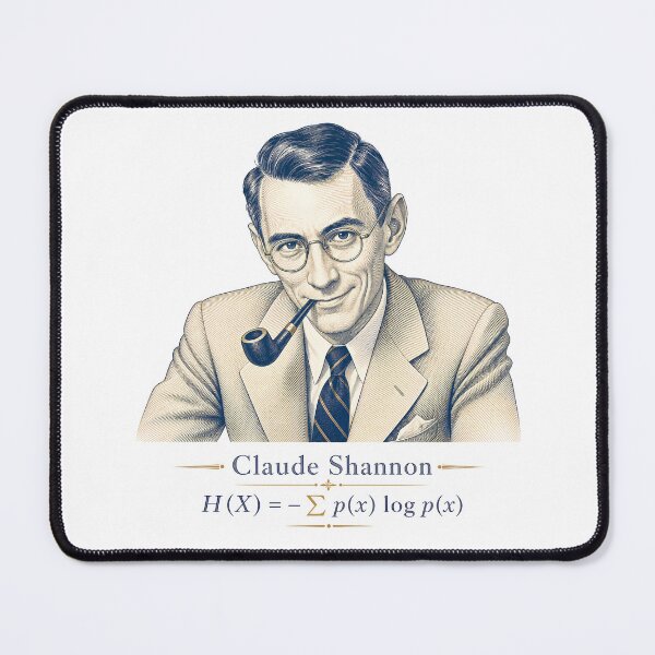 Item preview, Claude Shannon — Father of Information Theory | Science Heroes designed and sold by Art&Fun.
