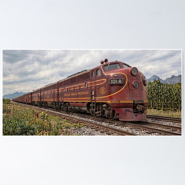 Item preview, Chicago Great Western EMD F3 101-A designed and sold by Trains-and-Rail.