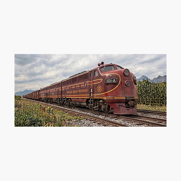Item preview, Chicago Great Western EMD F3 101-A designed and sold by Trains-and-Rail.