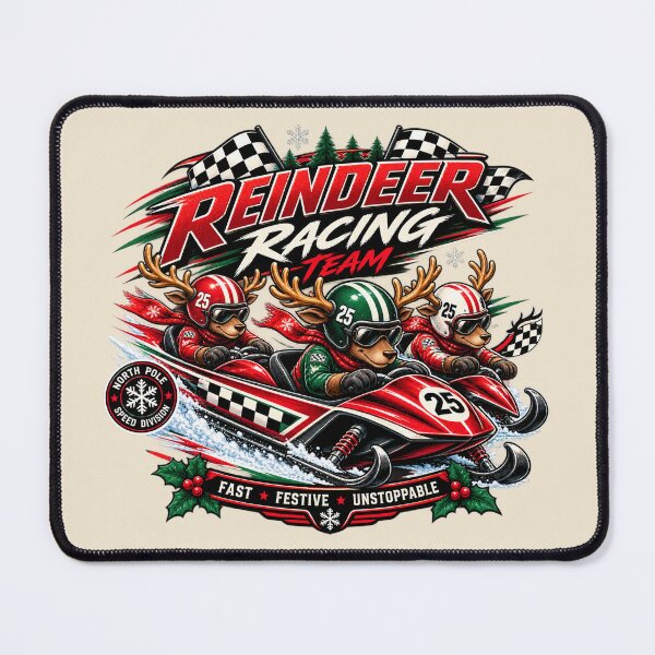 Item preview, Reindeer Racing Team – Christmas Racing designed and sold by warlistop.