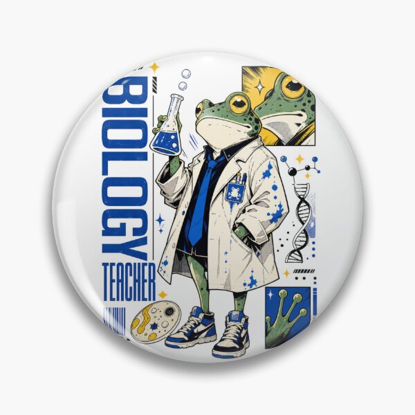Item preview, Biology Teacher Frog Graphic Poster T-Shirt | Funny Science Professor Toad Lab Coat Beaker DNA STEM Teacher Gift designed and sold by illeN-Art-World.
