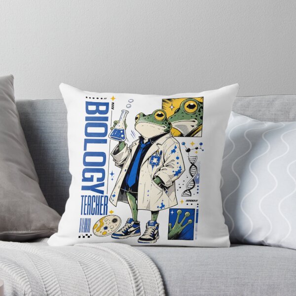 Item preview, Biology Teacher Frog Graphic Poster T-Shirt | Funny Science Professor Toad Lab Coat Beaker DNA STEM Teacher Gift designed and sold by illeN-Art-World.