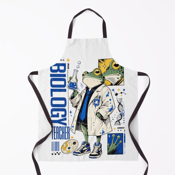 Item preview, Biology Teacher Frog Graphic Poster T-Shirt | Funny Science Professor Toad Lab Coat Beaker DNA STEM Teacher Gift designed and sold by illeN-Art-World.