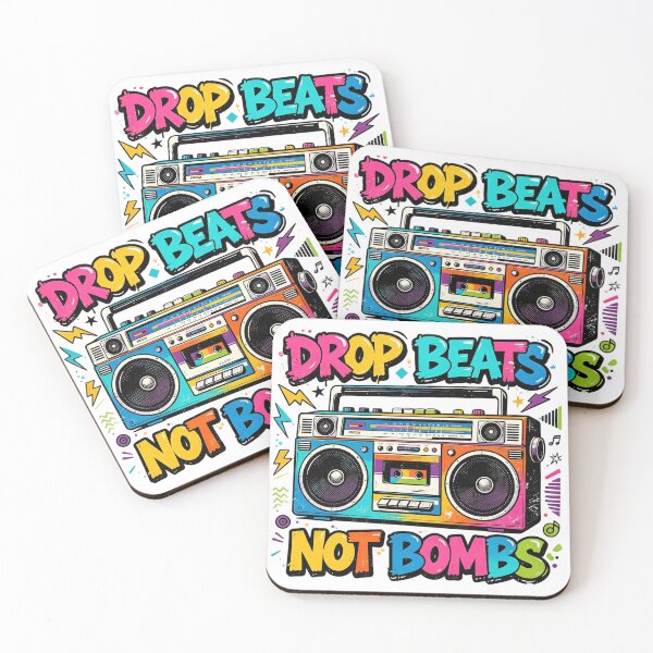 Item preview, Drop Beats Not Bombs designed and sold by Terrace-Cartel.
