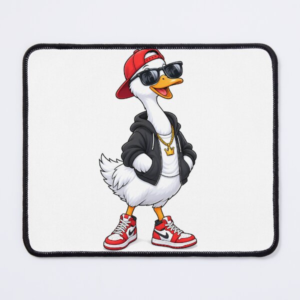 Item preview, Cool Street Goose Cartoon Vector T-Shirt Design designed and sold by : CraftyVibes.
