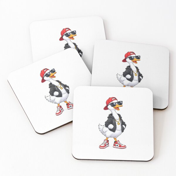 Item preview, Cool Street Goose Cartoon Vector T-Shirt Design designed and sold by : CraftyVibes.