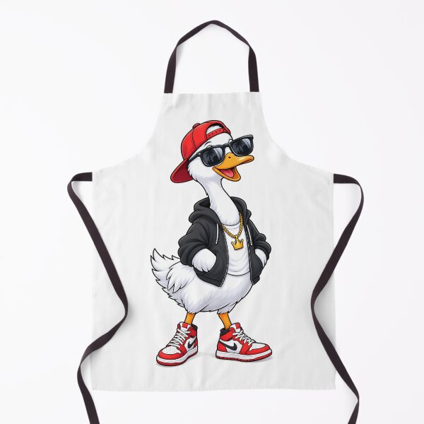 Item preview, Cool Street Goose Cartoon Vector T-Shirt Design designed and sold by : CraftyVibes.