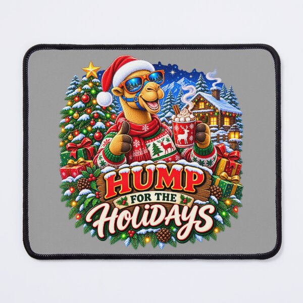 Item preview, Hump For The Holidays Camel Christmas Shirt – Camel Santa Is Coming To Town – Funny Camel T-Shirt Gift for Camel Lovers designed and sold by Camel & Quirk.