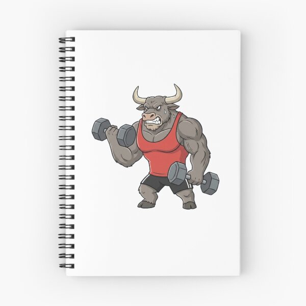 Item preview, Bull Biceps Curl Workout Design designed and sold by Terrific Arts Shop.