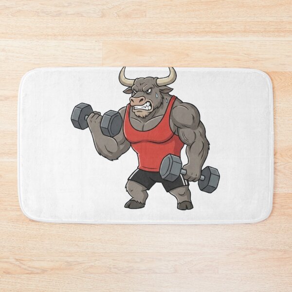 Item preview, Bull Biceps Curl Workout Design designed and sold by Terrific Arts Shop.