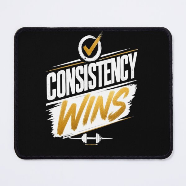 Item preview, Consistency Wins Motivational Success Quote Gold Typography designed and sold by v6ziix.