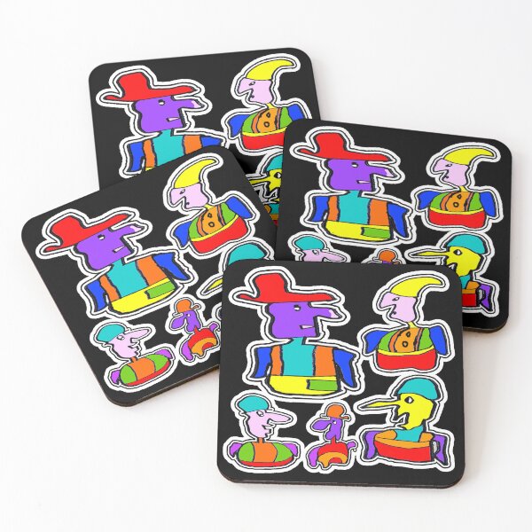 Item preview, Colorful figures designed and sold by splayxart.
