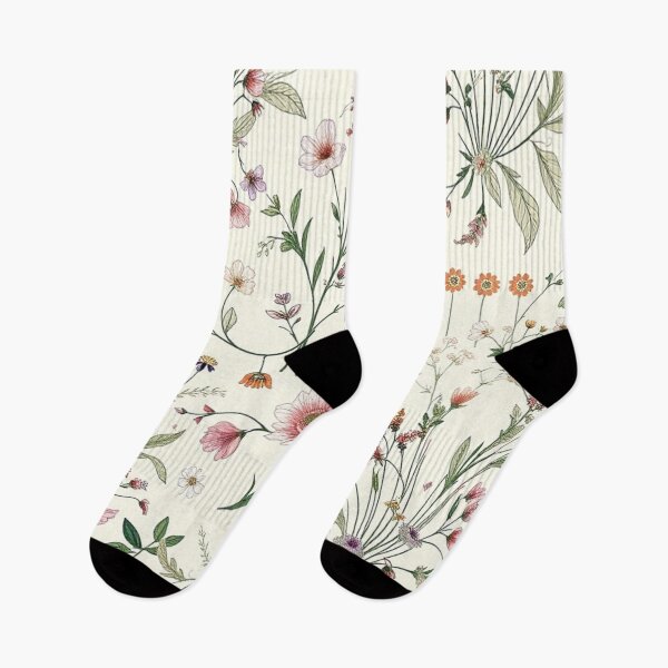 Item preview, Vintage Botanical Wildflower Herb Garden Print designed and sold by IntelliMindDesigns.