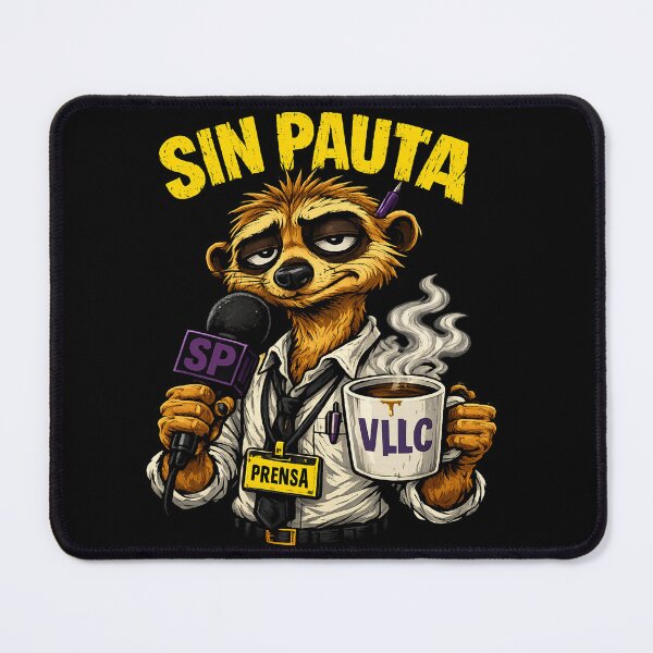 Item preview, VLLC Tired Journalist Meerkat Press Coffee Art designed and sold by VICTORY LIBERTY .
