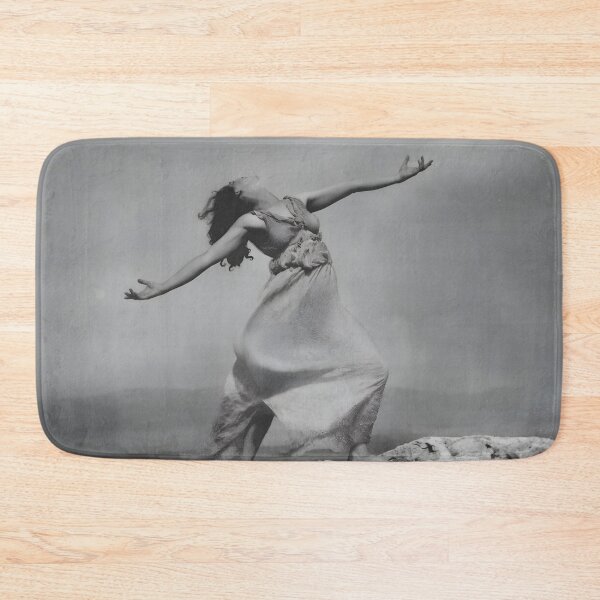 Item preview, Therese Duncan on the Acropolis dance portrait vintage black and white photograph designed and sold by Astrid Arkhangelsky.