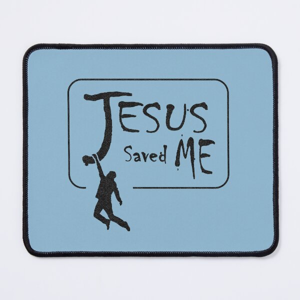 Item preview, Jesus Saved Me - Minimal Christian Typography & Faith Art | Black designed and sold by ZechJohnRB.