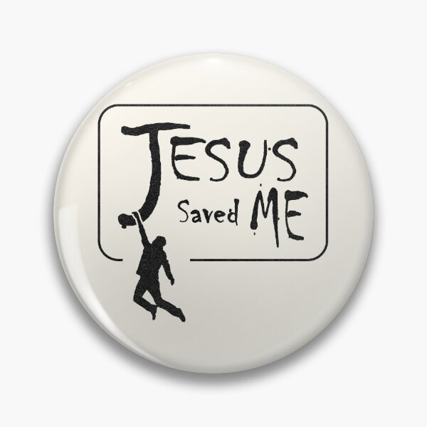 Item preview, Jesus Saved Me - Minimal Christian Typography & Faith Art | Black designed and sold by ZechJohnRB.