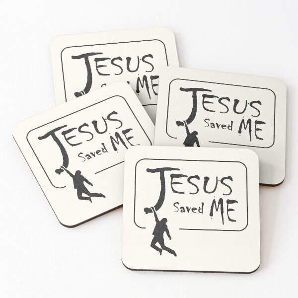 Item preview, Jesus Saved Me - Minimal Christian Typography & Faith Art | Black designed and sold by ZechJohnRB.