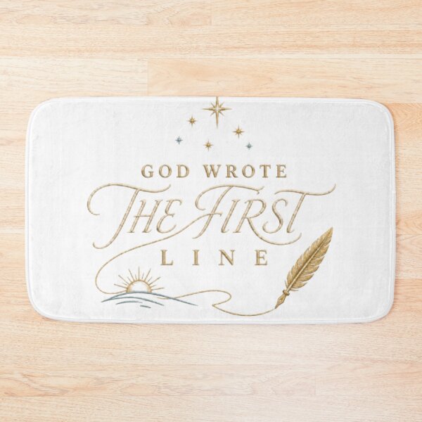 Item preview, God Wrote The First Line T-Shirt, Christian Writer Gift, Faith Based Author Graphic Tee, Inspirational Writing Lover Gift designed and sold by youssef21.
