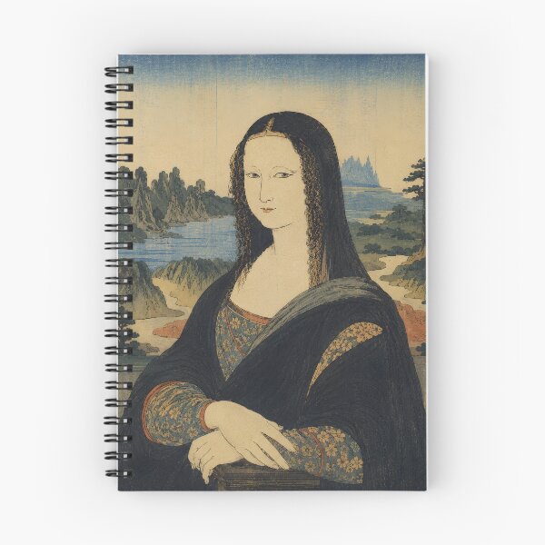 Item preview, Mona Lisa in Japanese Ukiyo-e Style designed and sold by theartmess.