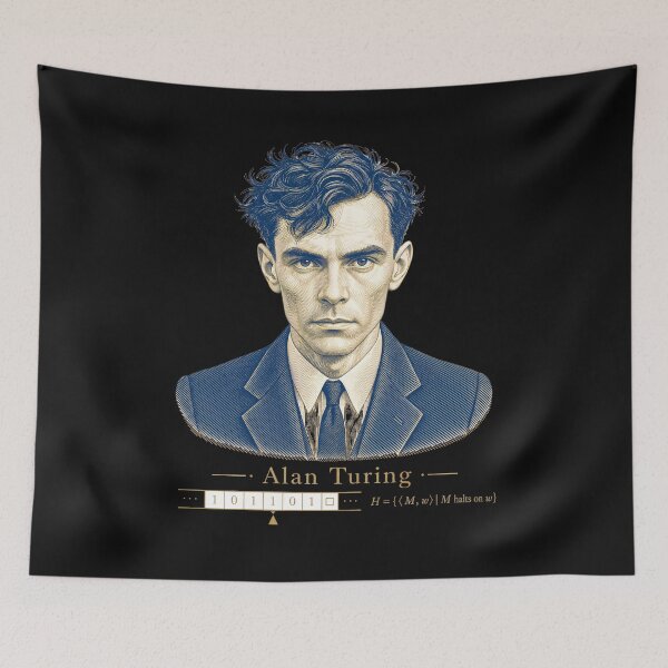 Item preview, Alan Turing — Father of Computer Science | Science Heroes designed and sold by Art&Fun.