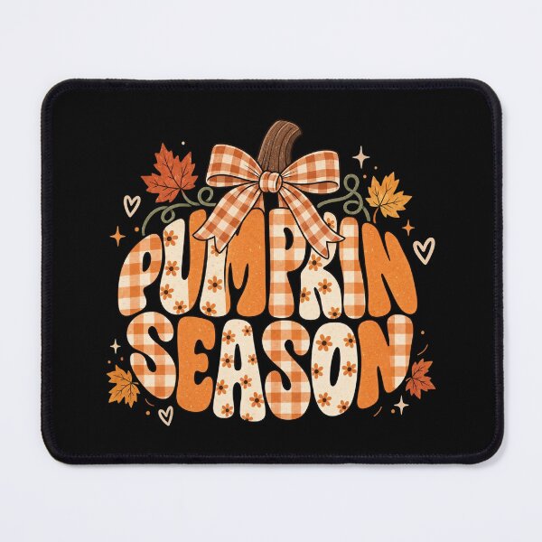 Item preview, Pumpkin Season, Checkered Fall, Preppy Leopard Bow Pumpkin, Retro Groovy Fall, Distressed Autumn, fall vibes designed and sold by Quiajia.