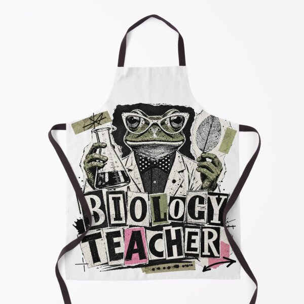 Item preview, Biology Teacher Frog Vintage Zine Collage T-Shirt | Funny Science Professor , Hardworking Teacher Gift | Labor Day Appreciation designed and sold by illeN-Art-World.