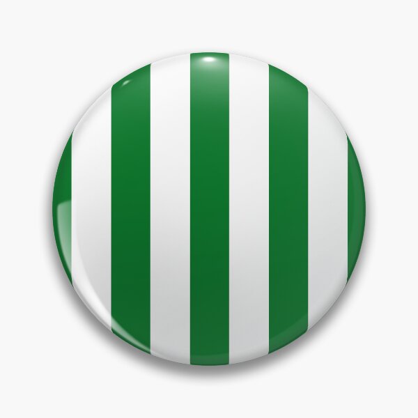 Item preview, Green and White Cabana Stripes – Bold Coastal Pattern designed and sold by RishabhArts1.