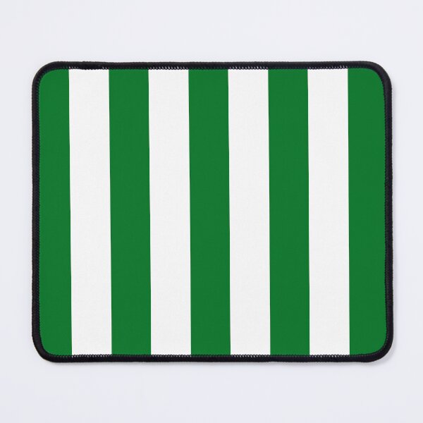 Item preview, Green and White Cabana Stripes – Bold Coastal Pattern designed and sold by RishabhArts1.