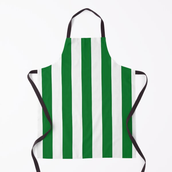 Item preview, Green and White Cabana Stripes – Bold Coastal Pattern designed and sold by RishabhArts1.