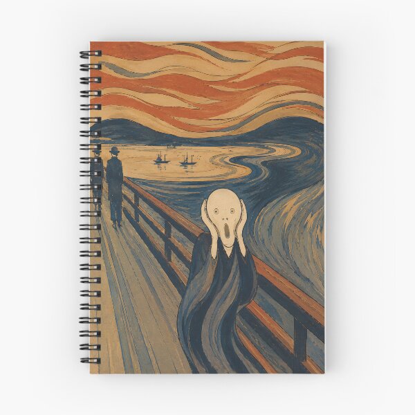 Item preview, The Scream in Japanese Ukiyo-e Style designed and sold by theartmess.