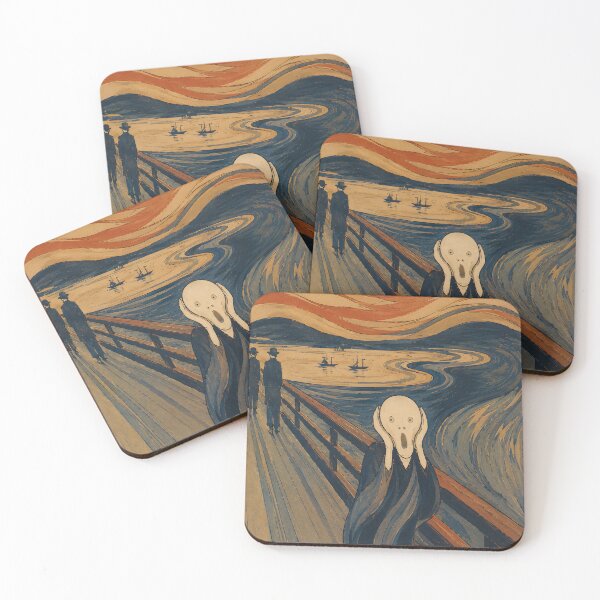 Item preview, The Scream in Japanese Ukiyo-e Style designed and sold by theartmess.