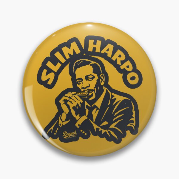 Item preview, Slim Harpo Swamp Blues Harmonica Legend designed and sold by Boogosh.