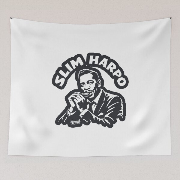 Item preview, Slim Harpo Swamp Blues Harmonica Legend designed and sold by Boogosh.