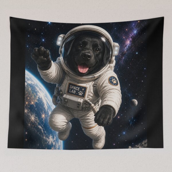 Item preview, Space Lab – Labrador Astronaut Dog designed and sold by Goodthingstree.