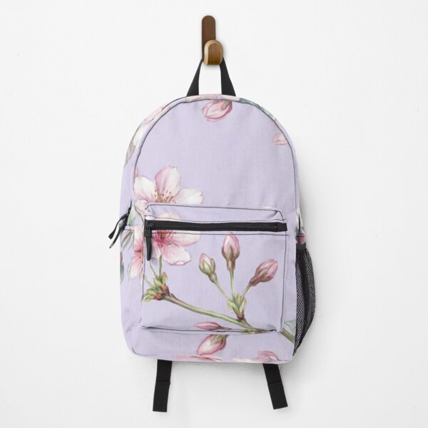 Item preview, Elegant Cherry Blossom Lilac Background Pattern designed and sold by IntelliMindDesigns.