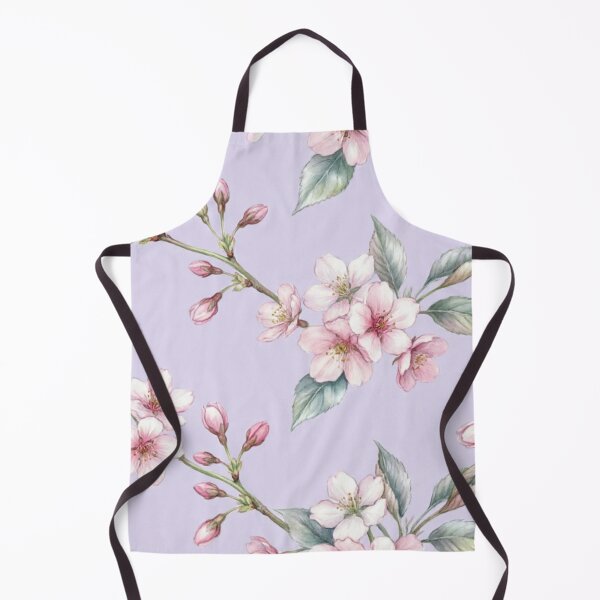 Item preview, Elegant Cherry Blossom Lilac Background Pattern designed and sold by IntelliMindDesigns.