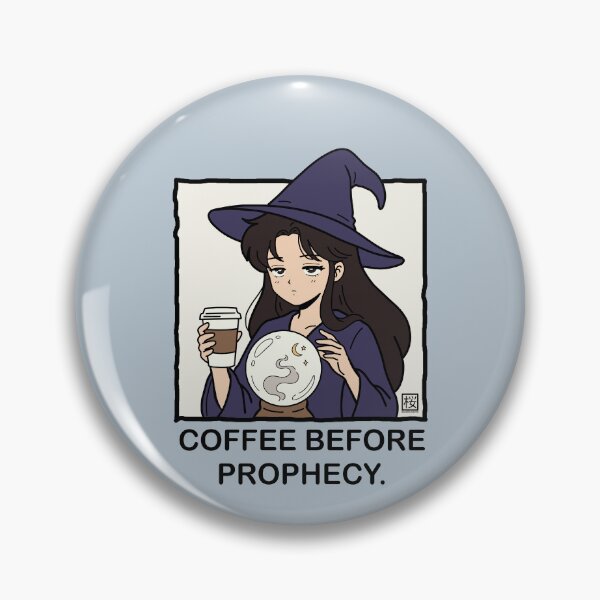 Item preview, Coffee Witch Crystal Ball designed and sold by SakuraHaven.