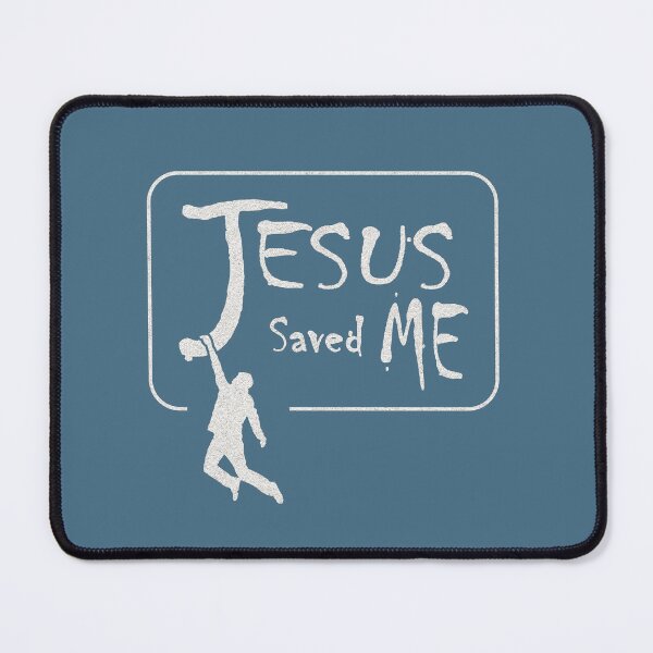 Item preview, Jesus Saved Me - Minimal Christian Typography & Faith Art | White designed and sold by ZechJohnRB.