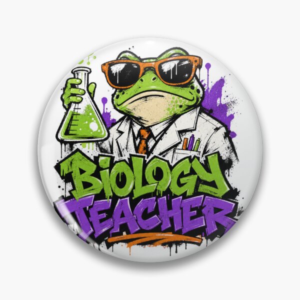 Item preview, Biology Teacher Frog Sunglasses Neon Graffiti T-Shirt | Hardworking Teacher Gift | Labor Day Appreciation designed and sold by illeN-Art-World.