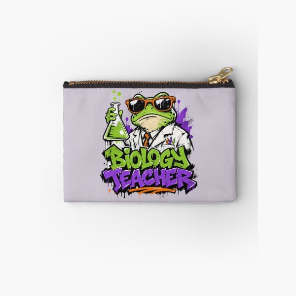 Item preview, Biology Teacher Frog Sunglasses Neon Graffiti T-Shirt | Hardworking Teacher Gift | Labor Day Appreciation designed and sold by illeN-Art-World.