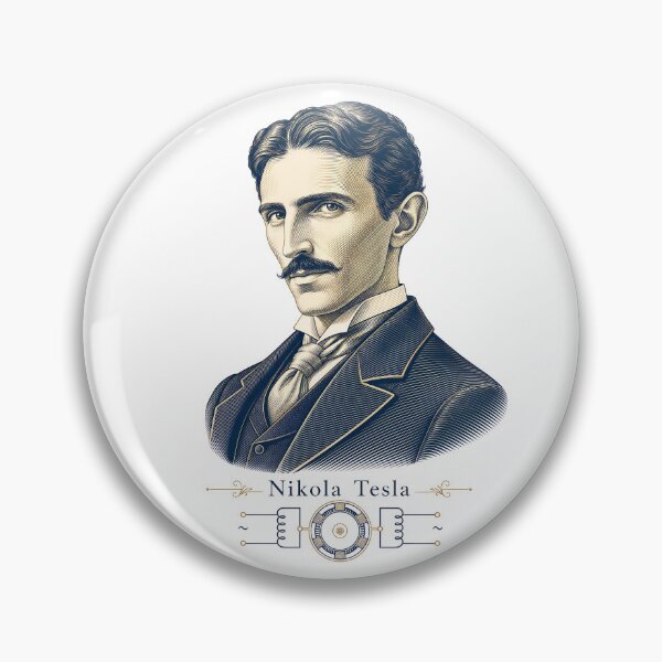 Item preview, Nikola Tesla — Master of Electricity | Science Heroes designed and sold by Art&Fun.