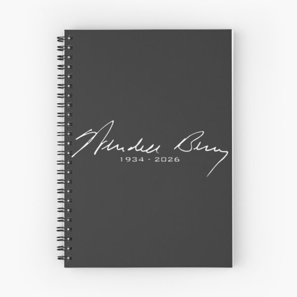 Item preview, Wendell Berry Signature Quote Art | American Farmer Writer | Limited Edition designed and sold by nerdycrafty66.