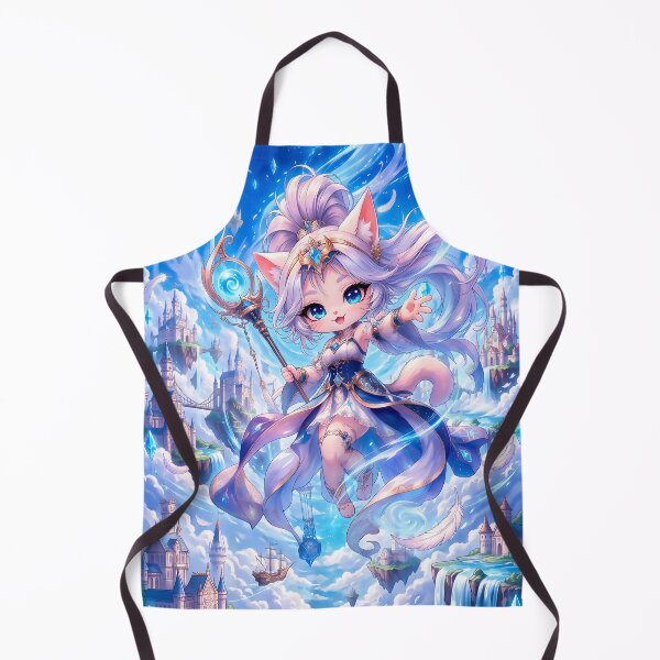 Item preview, Celestial Wind Guardian Cat designed and sold by Lunatik Cat.