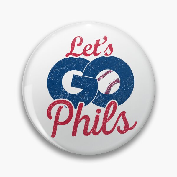 Artikelvorschau, Vintage „Let's Go Phils“ – Baseball-Teamgeist der Phillies im Used-Look entworfen und verkauft von RockTheFeal.