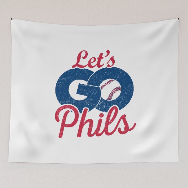 Item preview, Vintage Let's Go Phils Distressed Phillies Sports Baseball Team Spirit designed and sold by RockTheFeal.