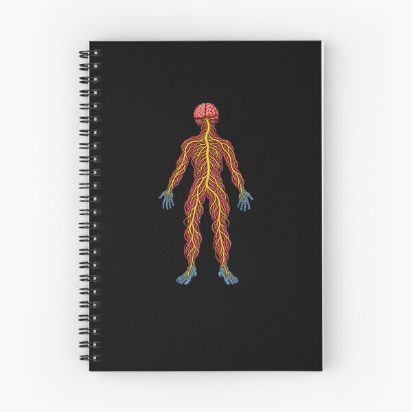 Item preview, Funny Human Nervous System Brain Anatomy Peripheral Cyanosis Art designed and sold by elderberry.