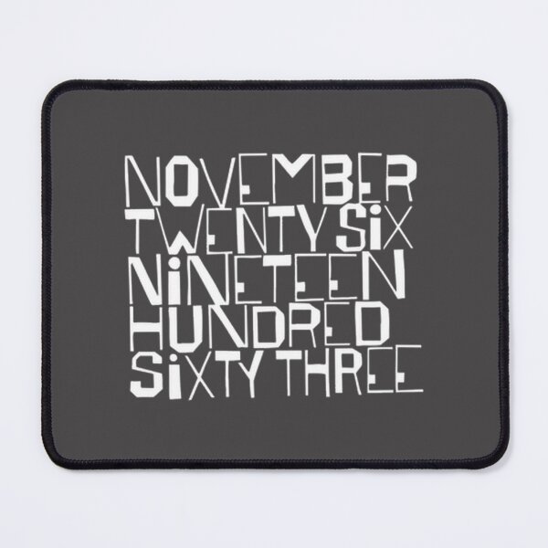 Item preview, November 26 1963 Vintage Retro Historical Date Minimalist Aesthetic Design | Best Gift designed and sold by nerdycrafty66.